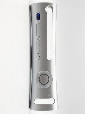 Metallic Silver Xbox 360 Facecover Replacement